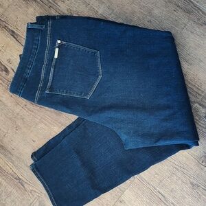 Chico's Blue Ankle Cropped Jeans Classic Style